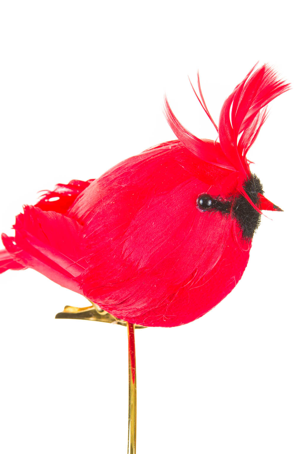 7" Pudgy Clip-On Red Foam Cardinal Ornament