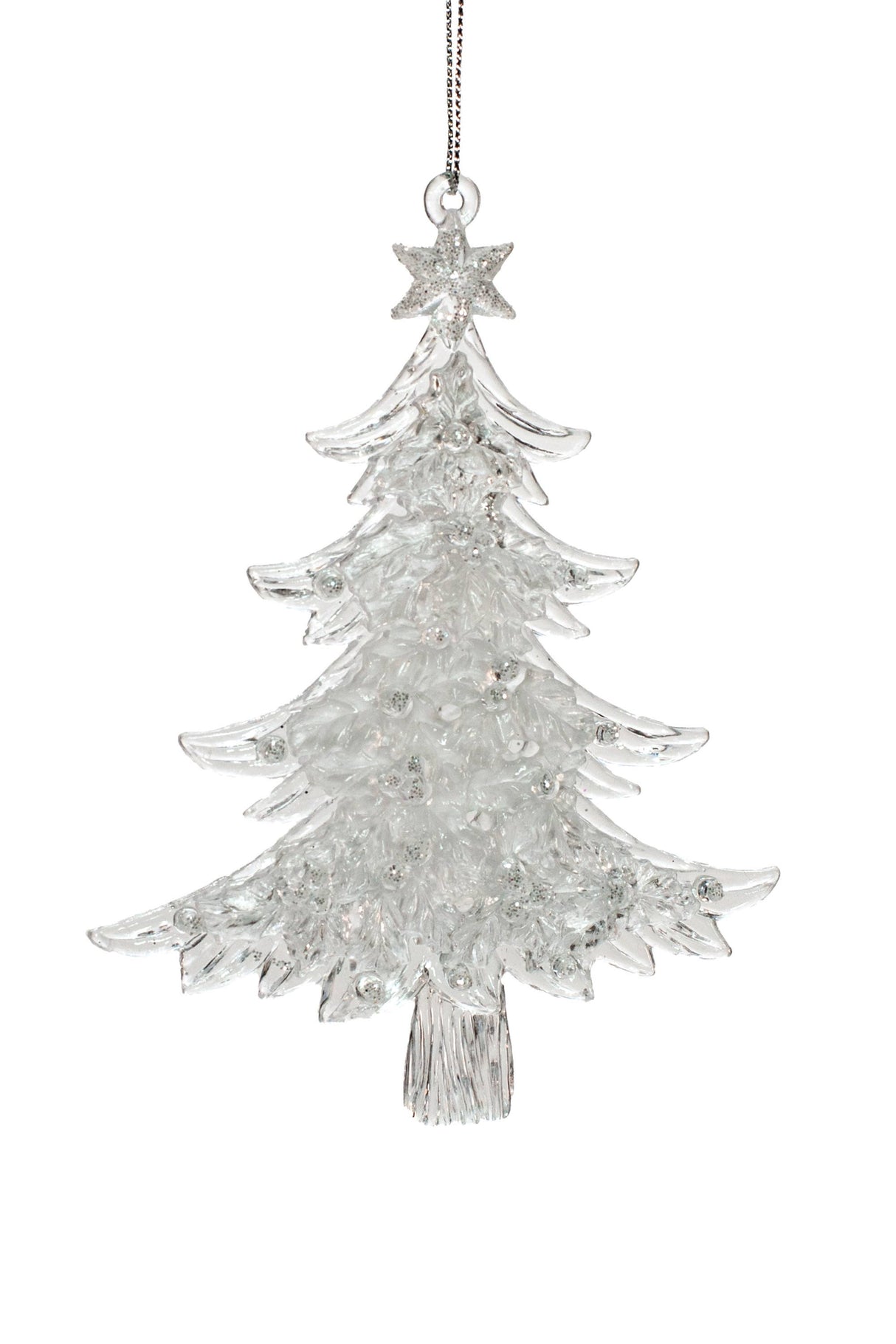 Hanging Clear Tree Ornament