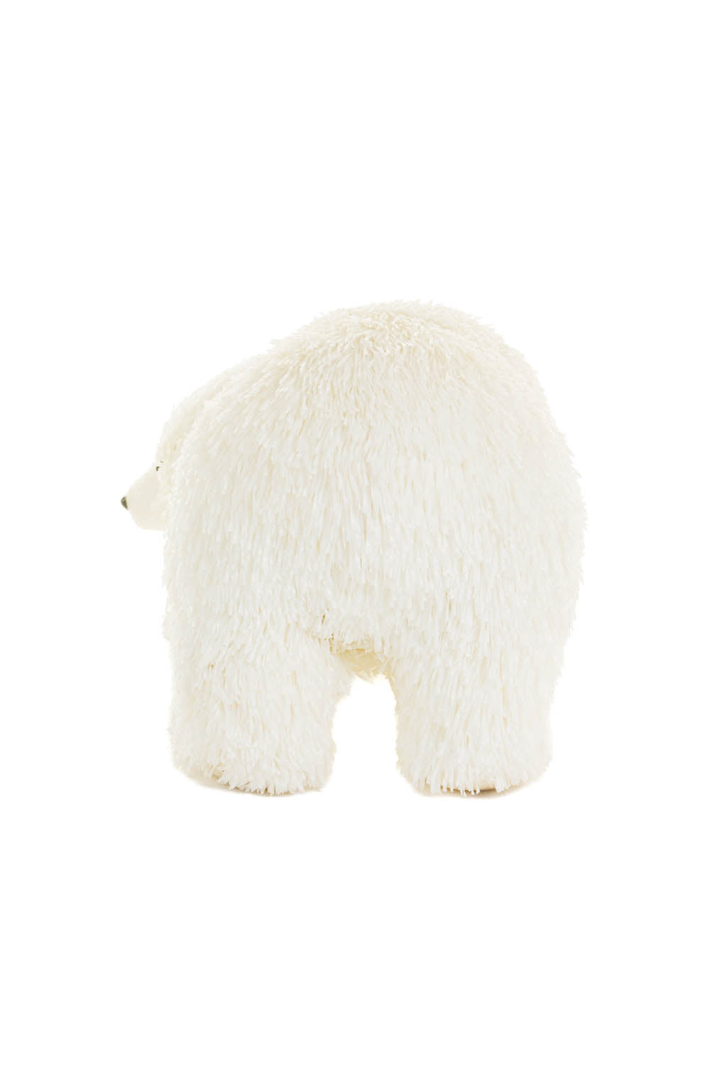 13" White Plastic Polar Bear Figurine