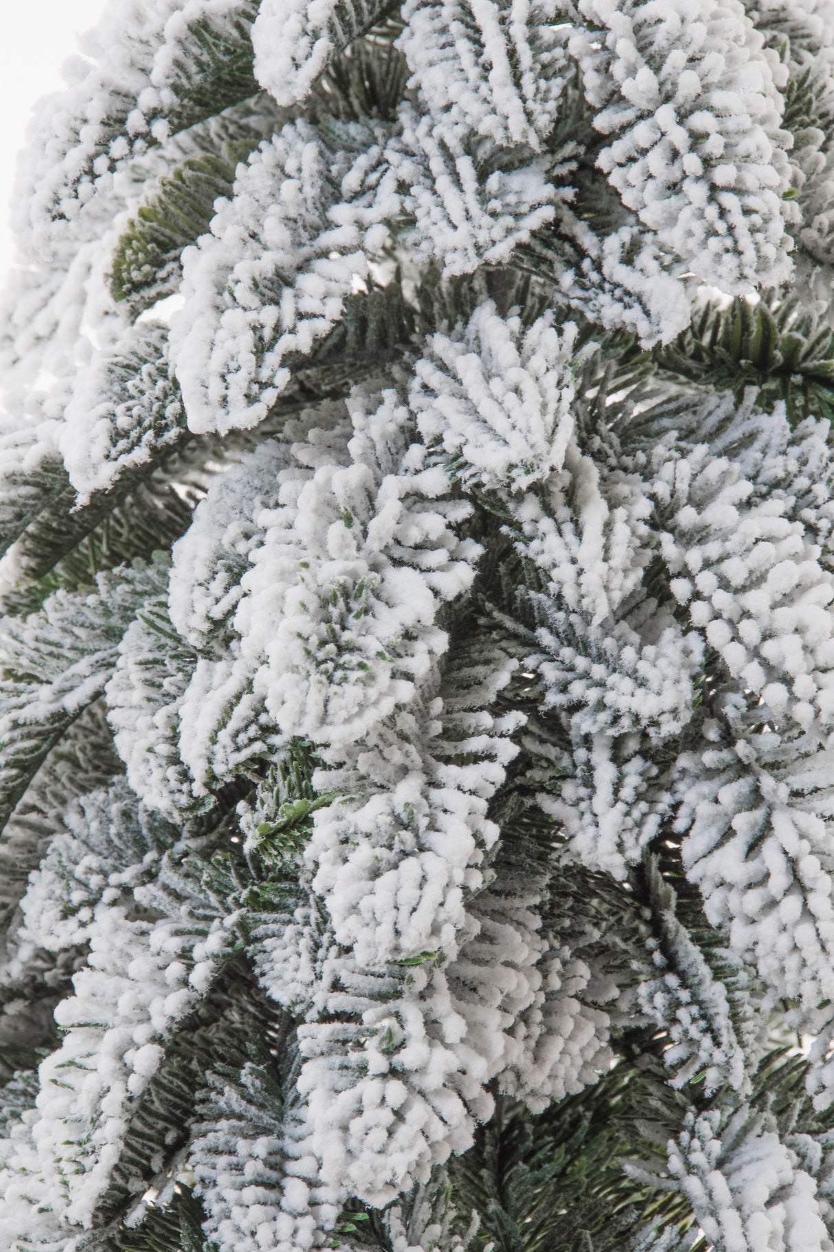 White Frosted Evergreen Table Top Tree