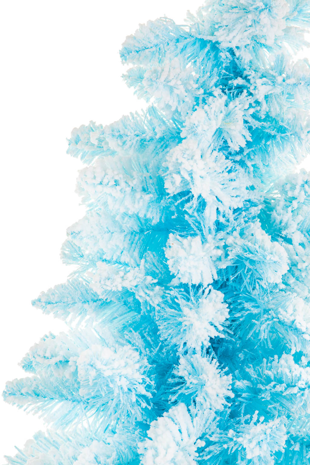 24" Frosty Blue and White Pvc Christmas Tree