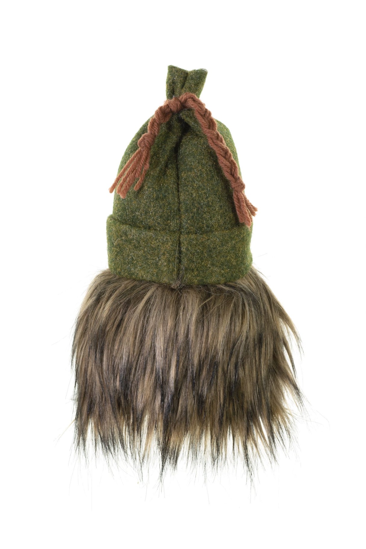 9" Sitting Brown Cloth Beanie Gnome
