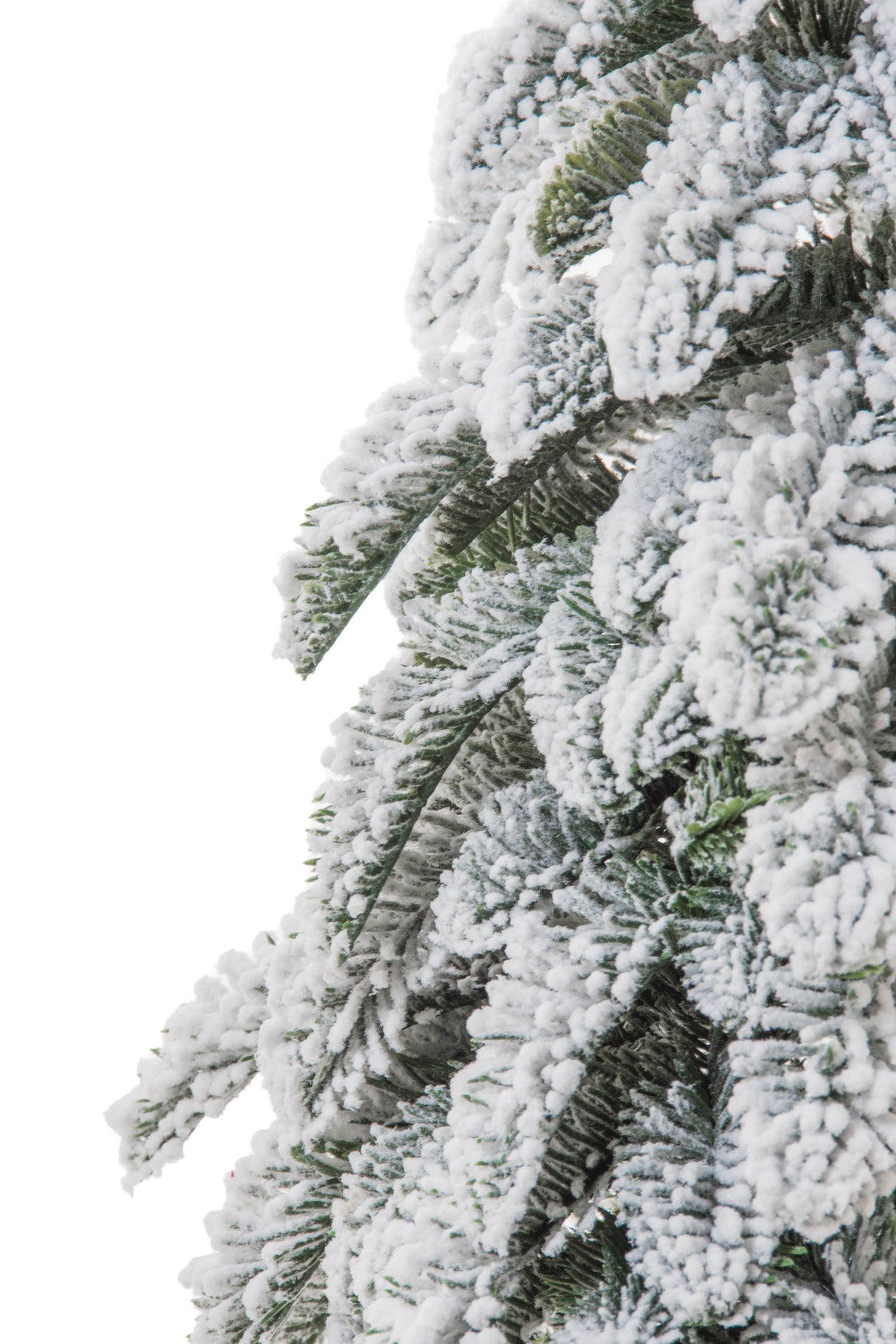 White Frosted Evergreen Table Top Tree