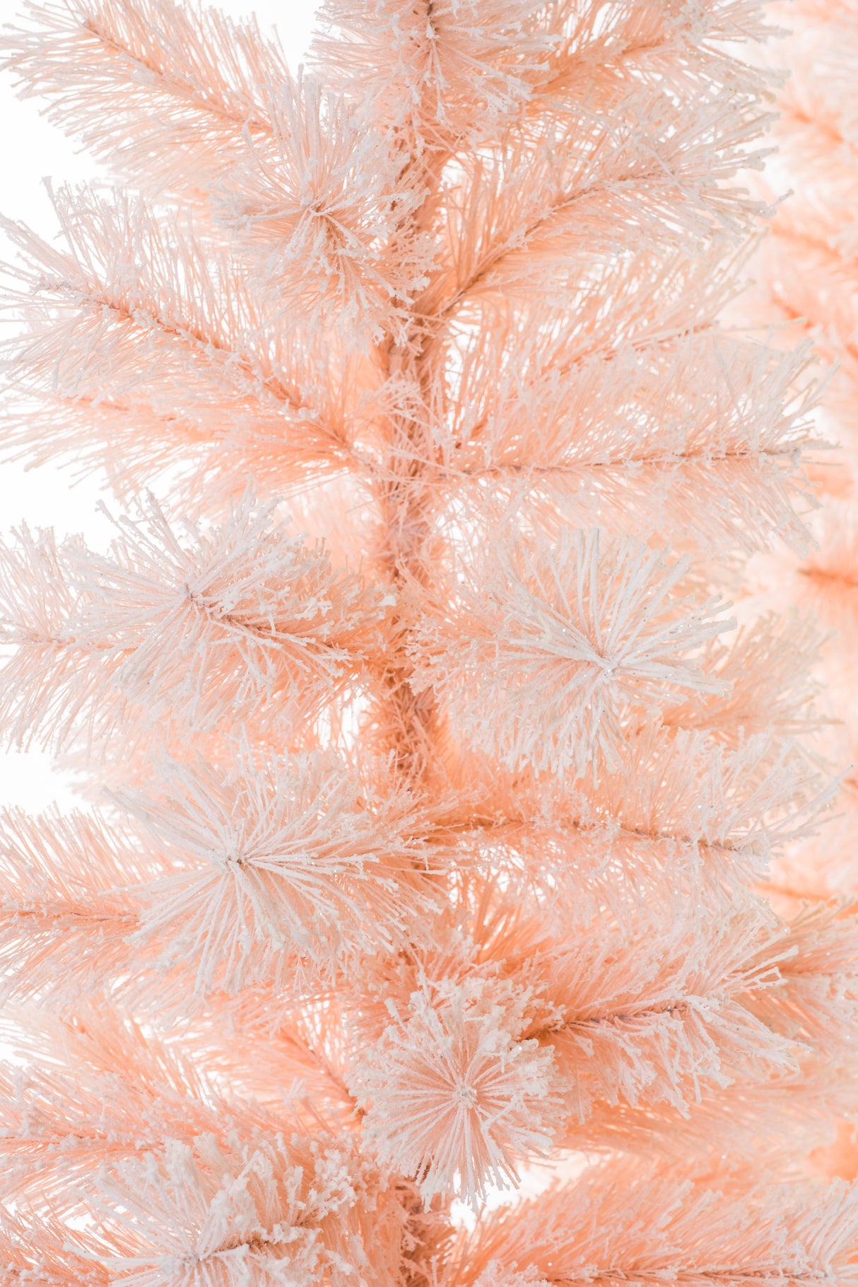 60"Pastel Pink Pvc Three Piece Tree Set with Burlap Base