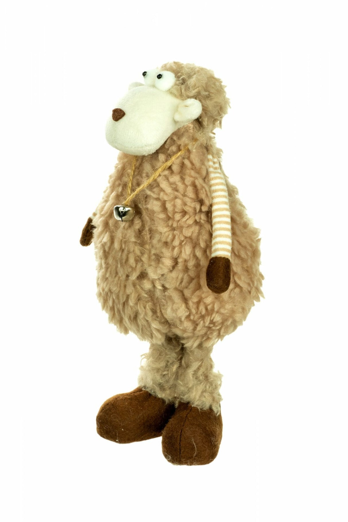 11.5" Brown Cloth Sheep Doll