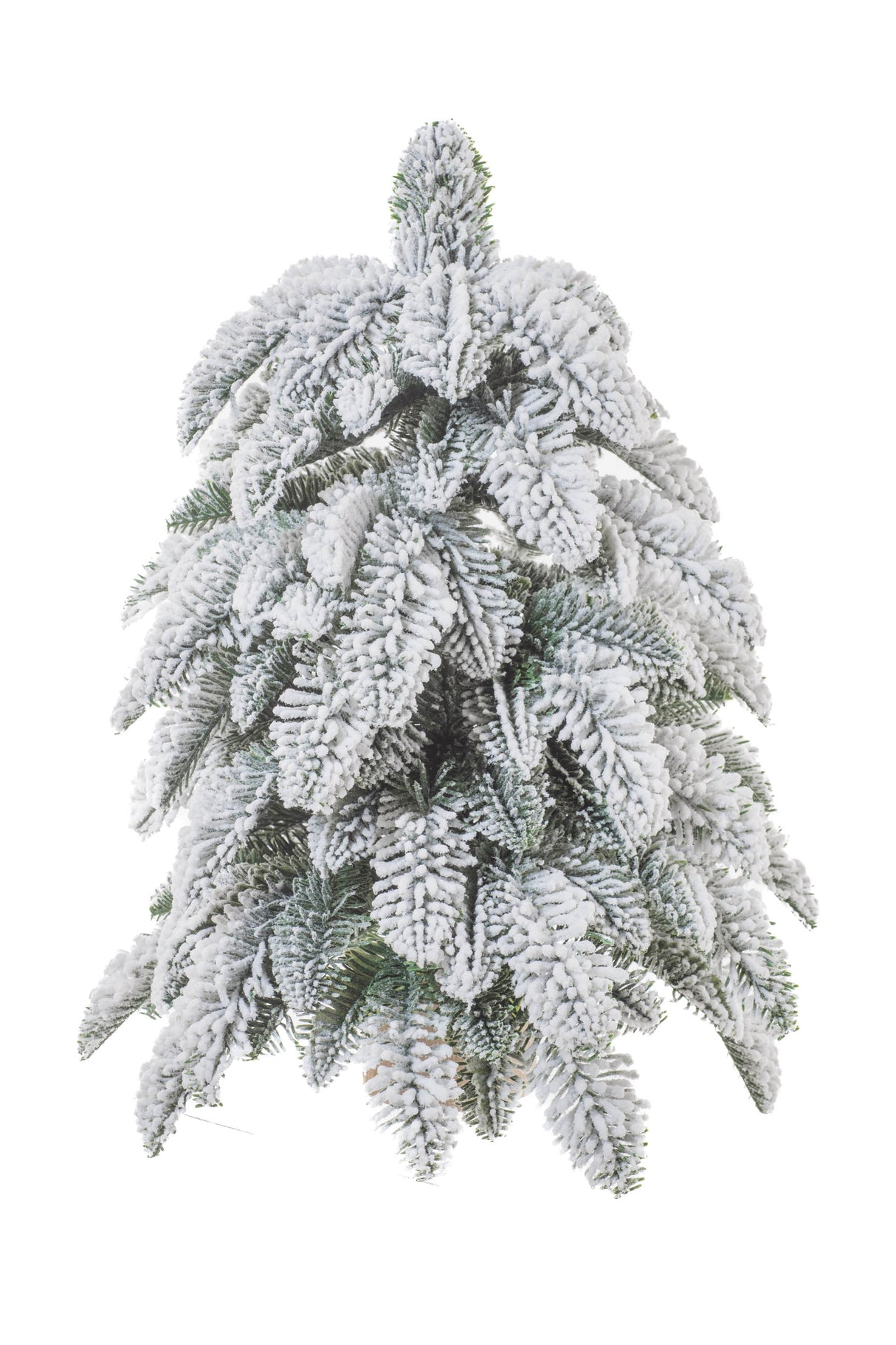 White Frosted Evergreen Table Top Tree