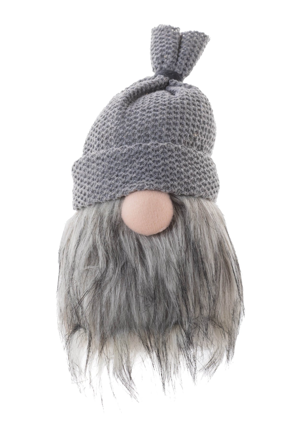 7.9" Sitting Gray Cloth Beanie Gnome