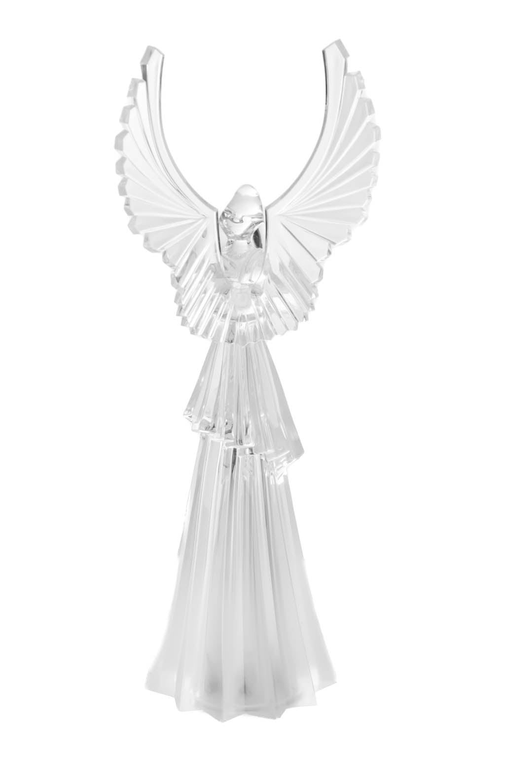 11.25" Clear Plastic Angel Color Change LED Figure