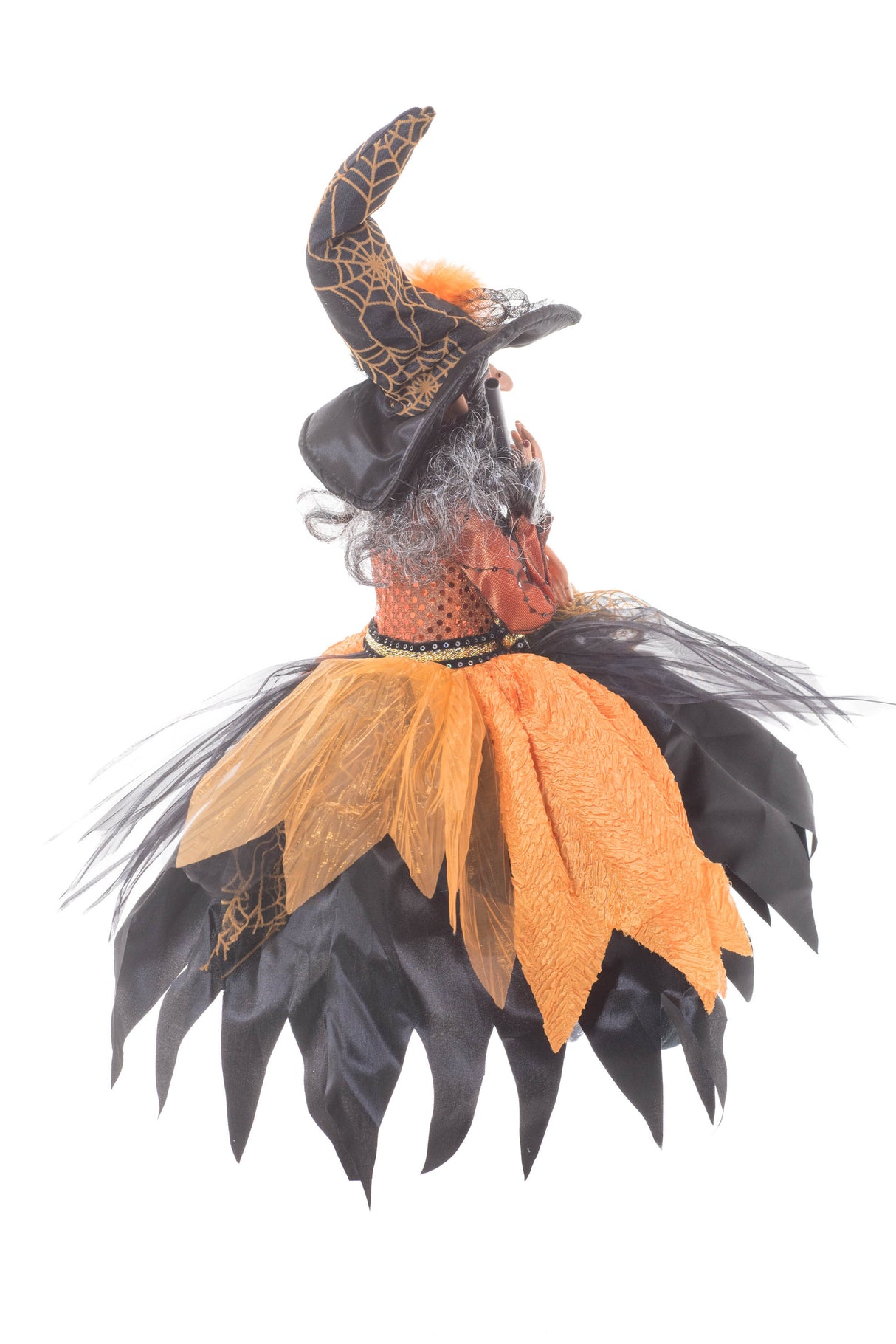 Sitting Orange Witch