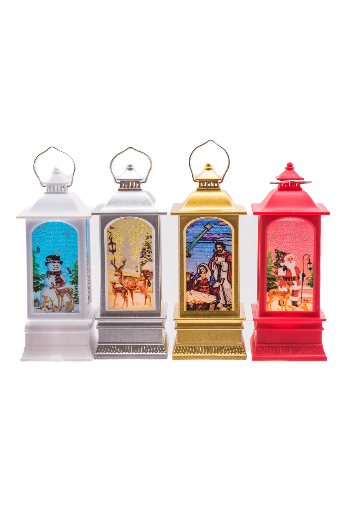 Multi-Coloured Light-Up LED Small Lanterns