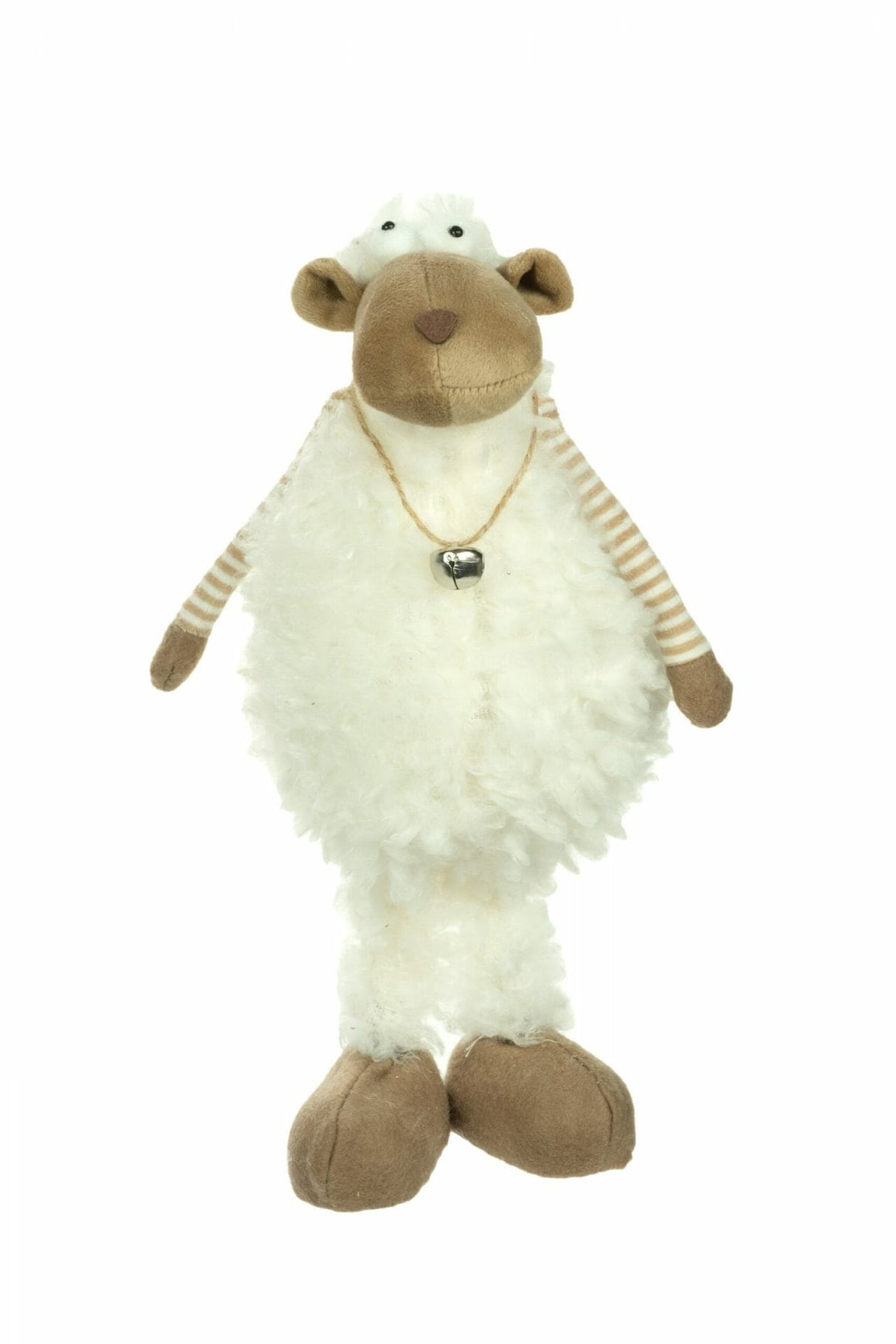 11.5" White Cloth Sheep Doll