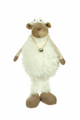 11.5" White Cloth Sheep Doll