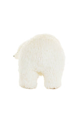 13" White Plastic Polar Bear Figurine