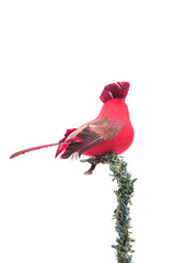 6" Hanging Red Foam Cardinal Ornament with Summer Coat