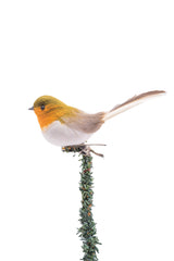5" Hanging Red Foam British Robin Ornament