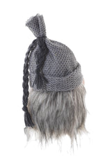 7.9" Sitting Gray Cloth Beanie Gnome