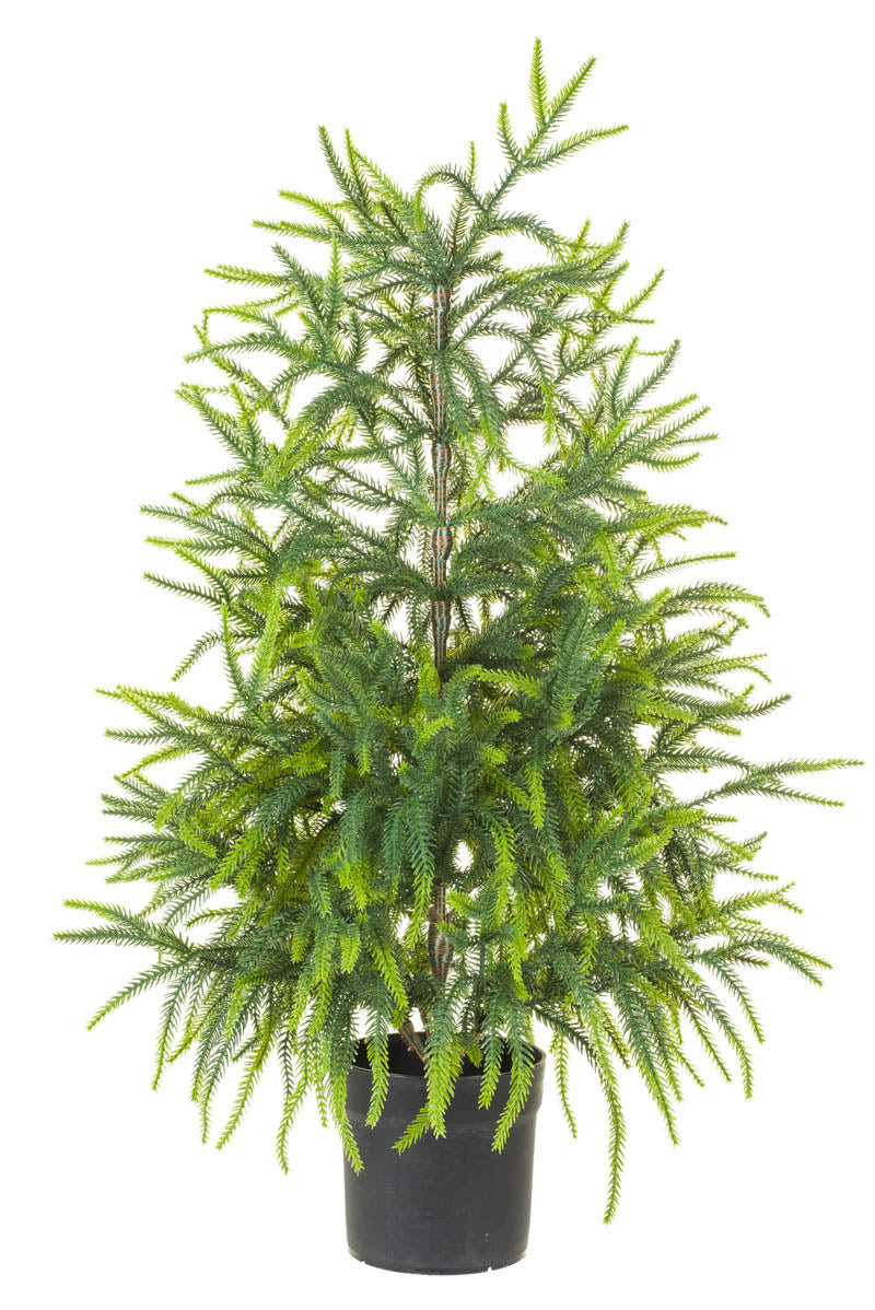36" Green and Brown Pvc/Pe Norway Spruce Table Top Tree