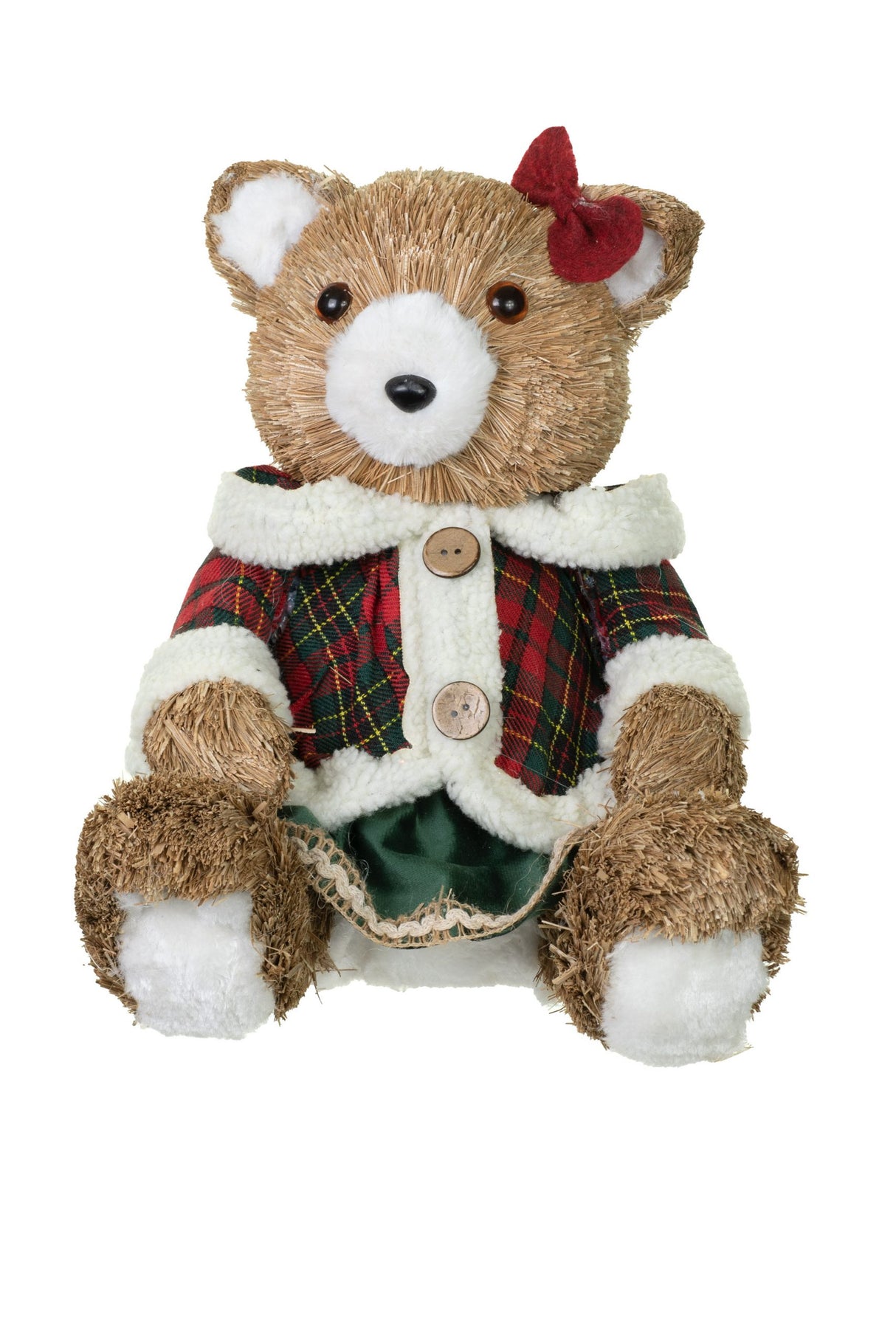 Sitting Green Gentleman Bear