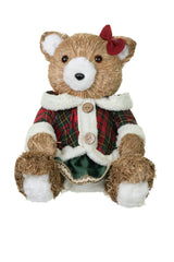 Sitting Green Gentleman Bear