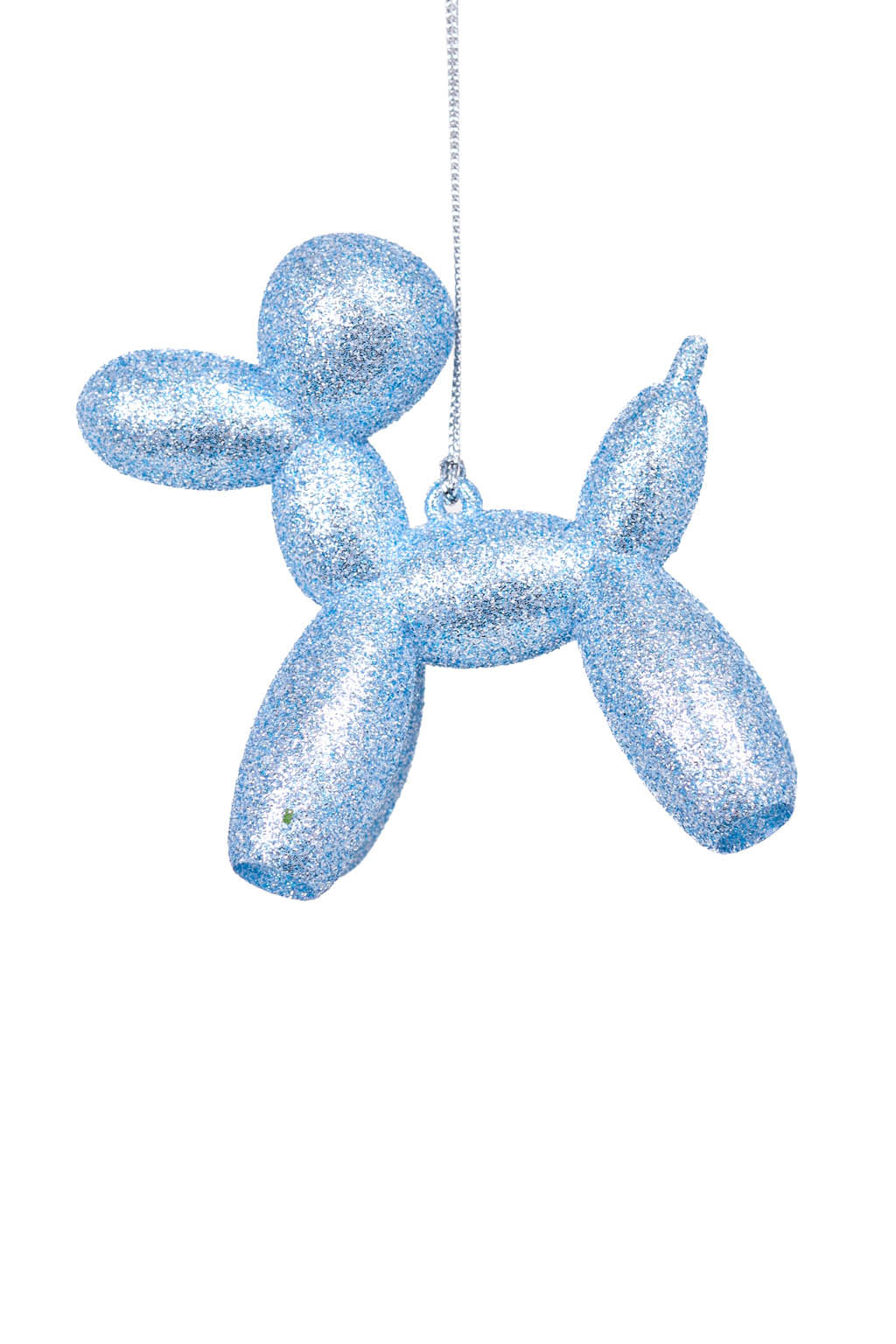 4.4"Hangable Cerulean Acrylic Balloon Poodle Ornament