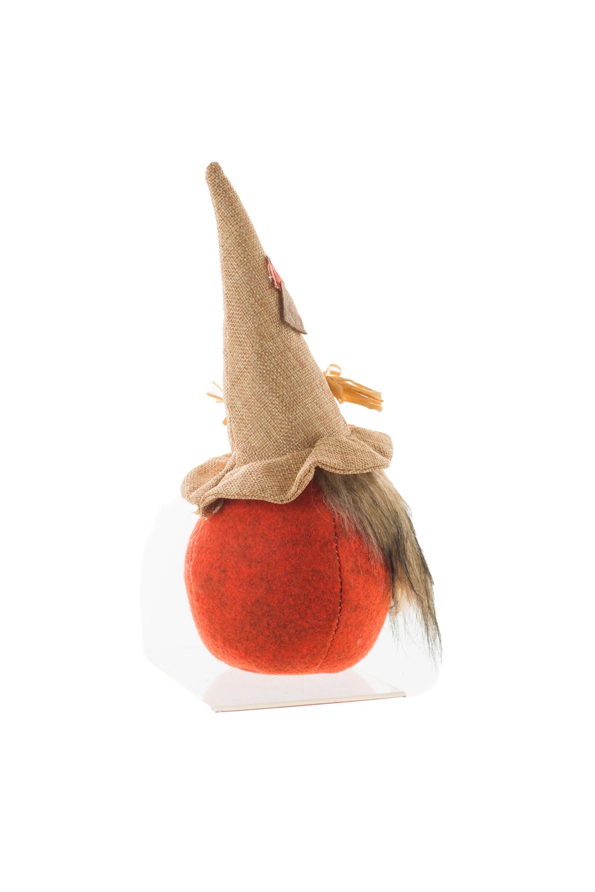 10.2" Beige and Orange Cloth Round Gnome