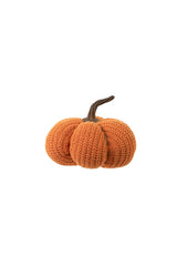 7.1" Tangerine Cloth Crochet Pumpkin