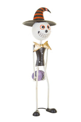 26.5" Black and White Metal Skellington Jr. Figure