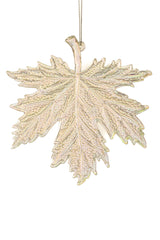 5" Hanging Iridescent Acrylic Japanese Maple Leaf Ornament