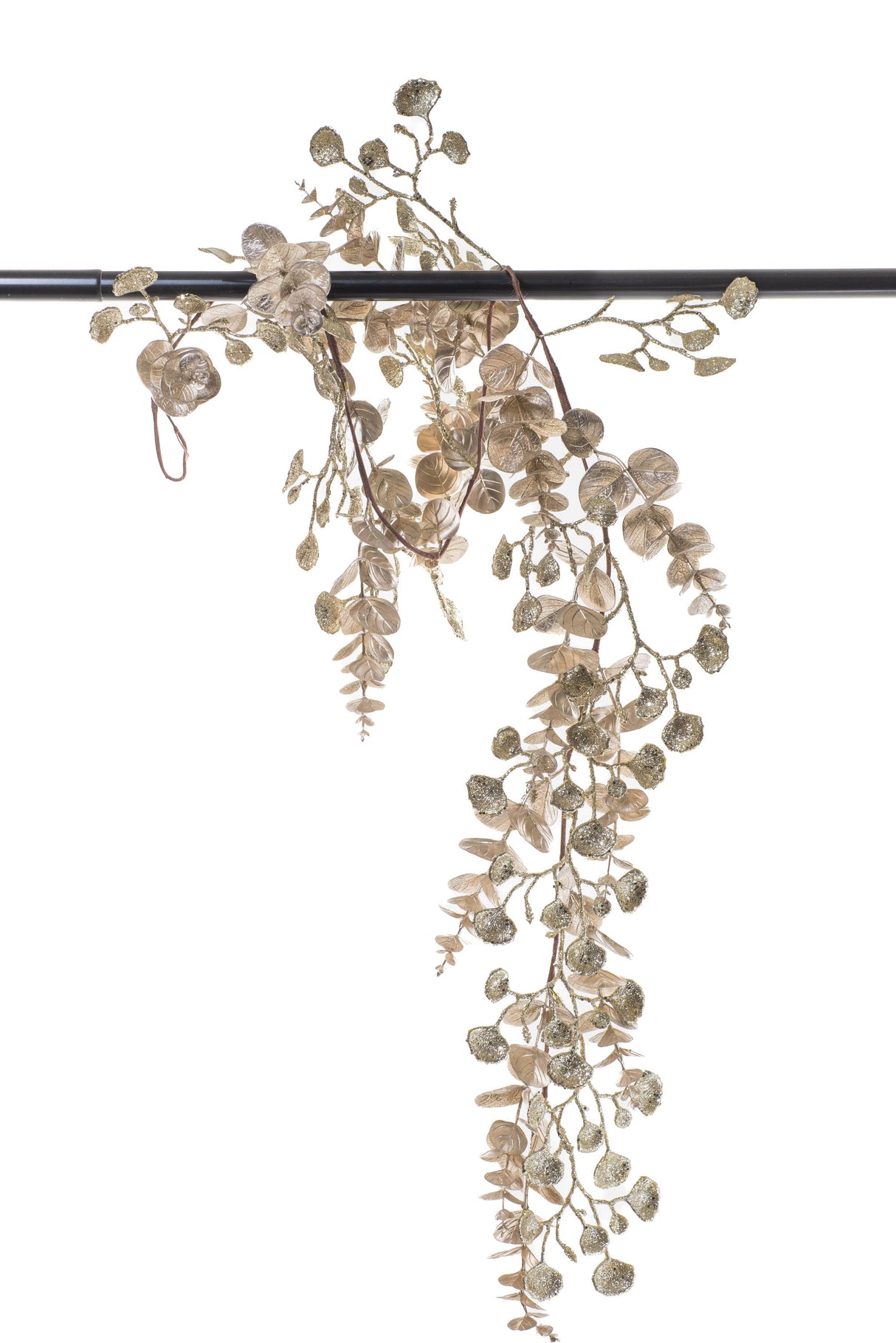 72"Beige Plastic Eucalyptus Garland