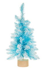 24" Frosty Blue and White Pvc Christmas Tree