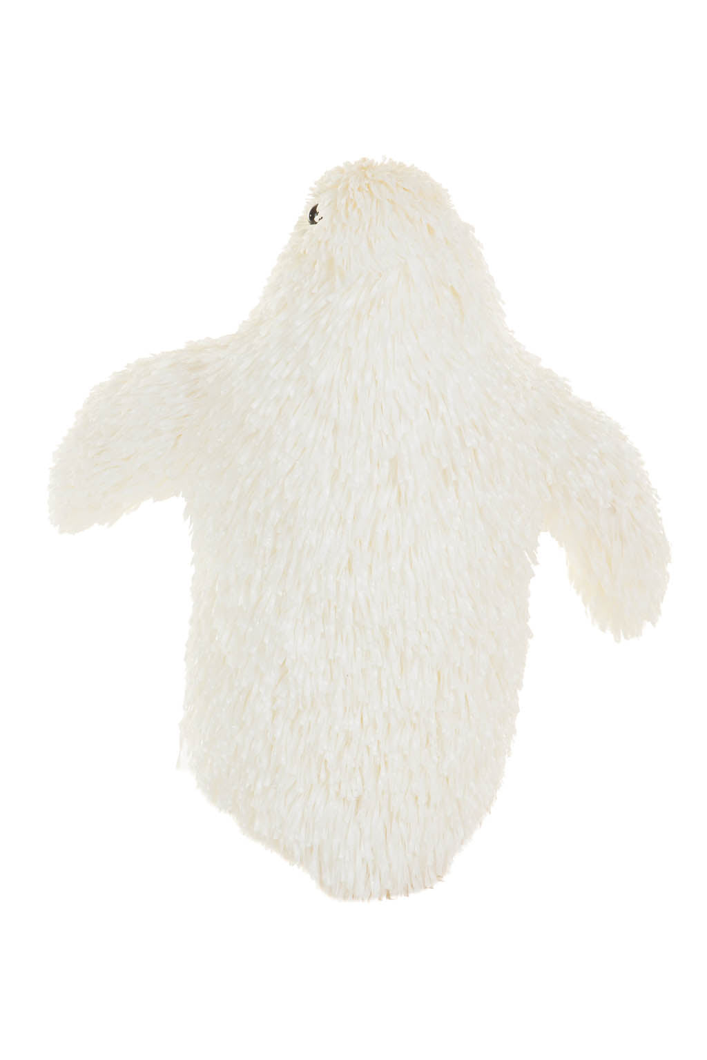 10.75" White Plastic Penguin Figurine