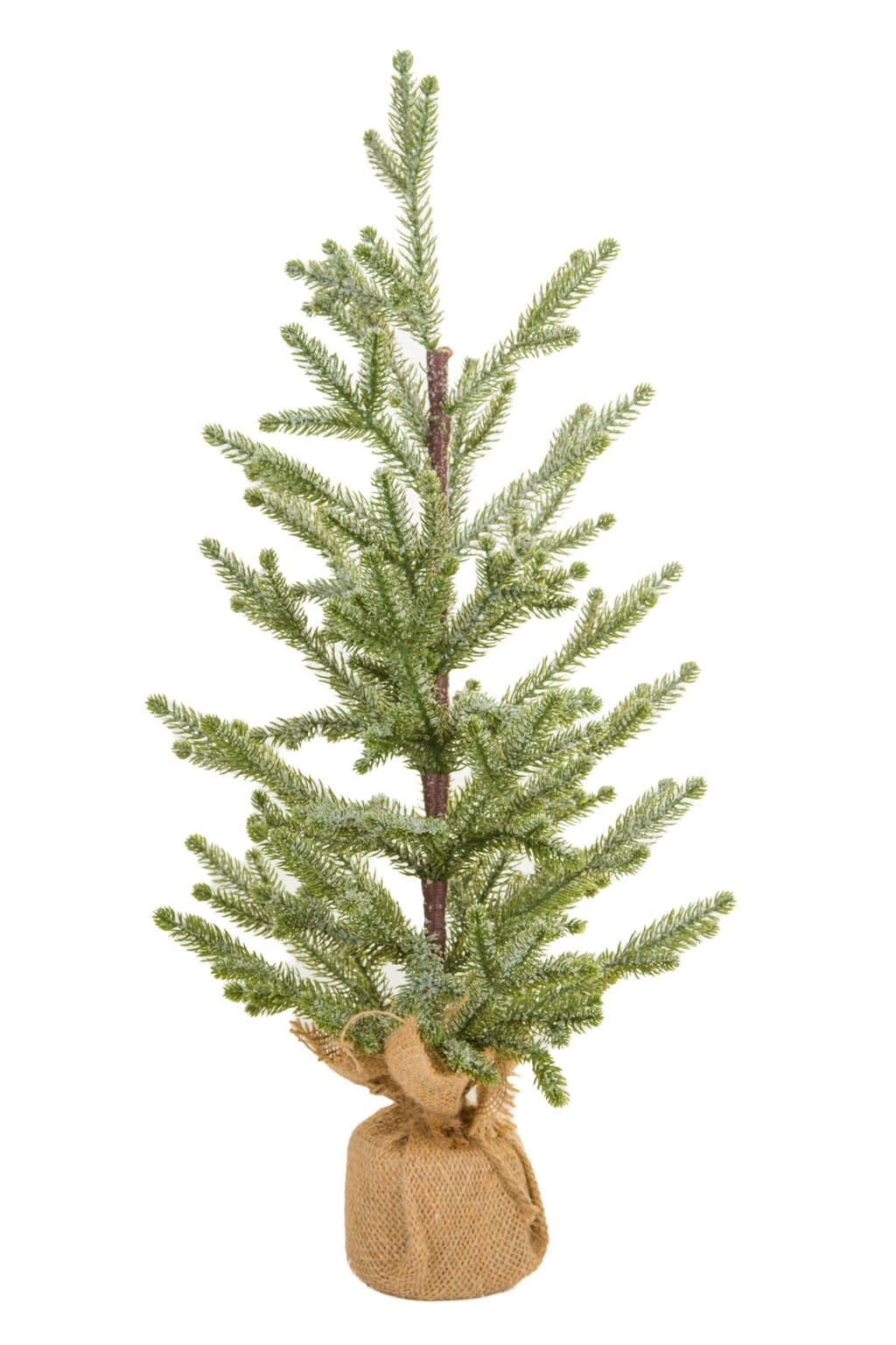 24" Green Pvc Christmas Tree with Frosted Branches