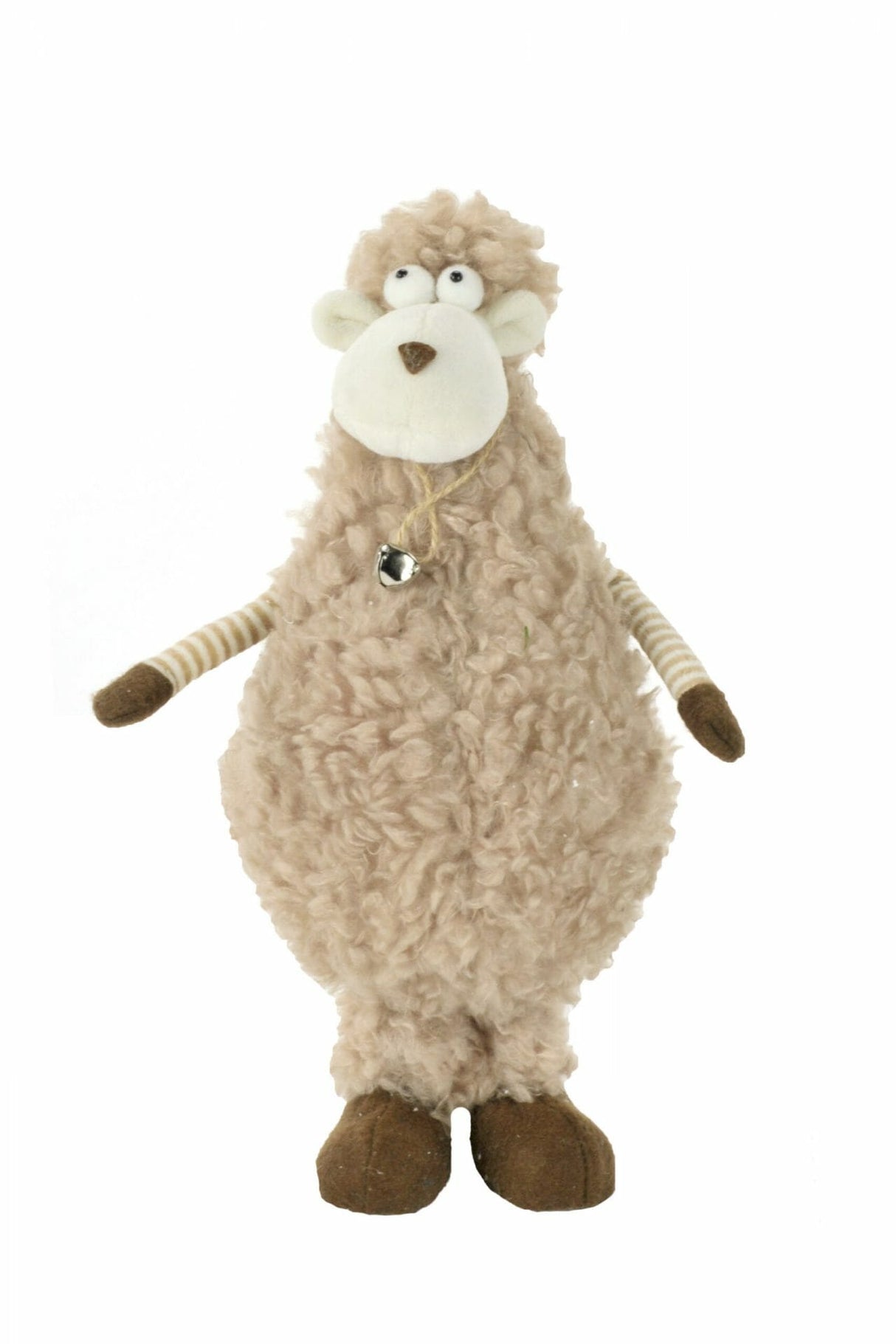 11.5" Brown Cloth Sheep Doll