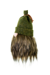 9" Sitting Brown Cloth Beanie Gnome