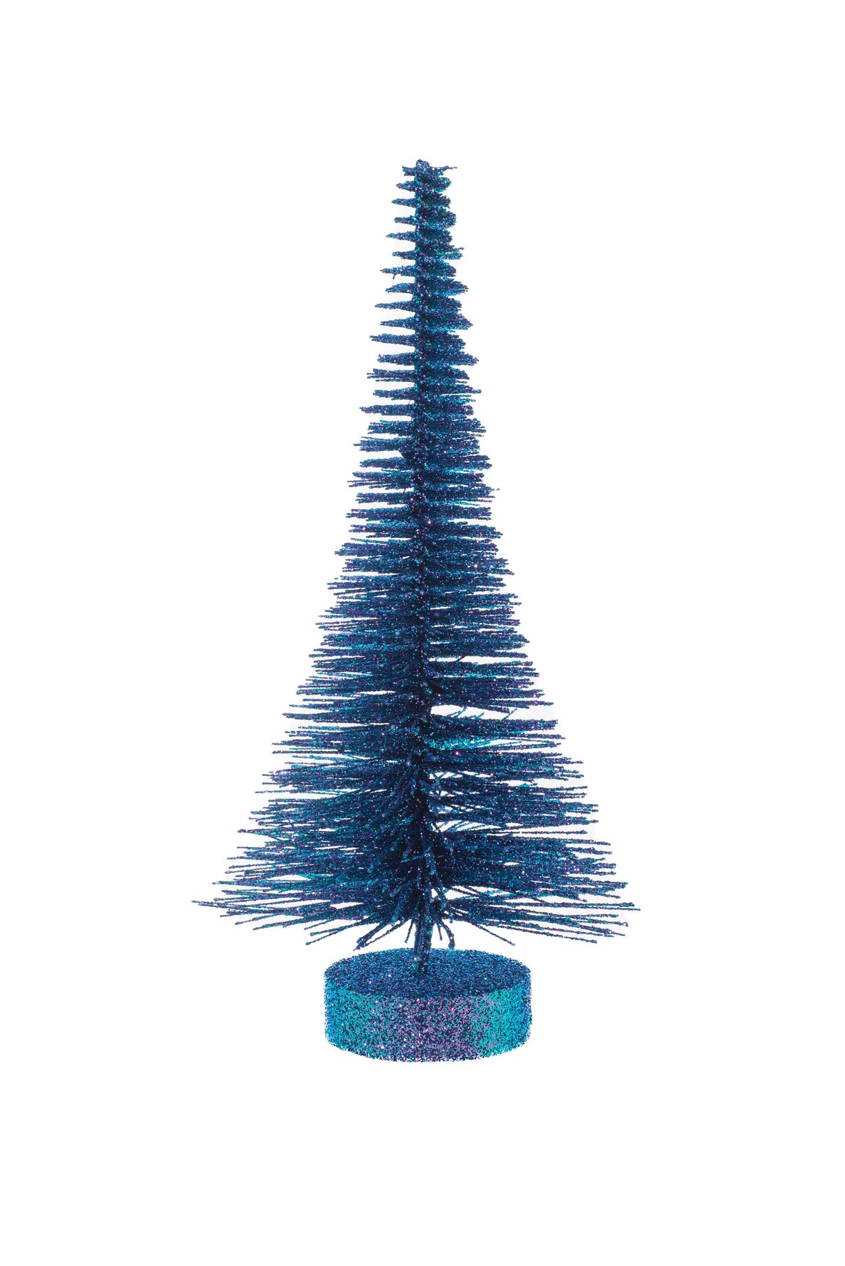 Royal Blue Pine Needle Decorative Tree