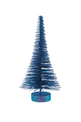 Royal Blue Pine Needle Decorative Tree