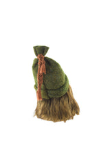 9" Sitting Brown Cloth Beanie Gnome