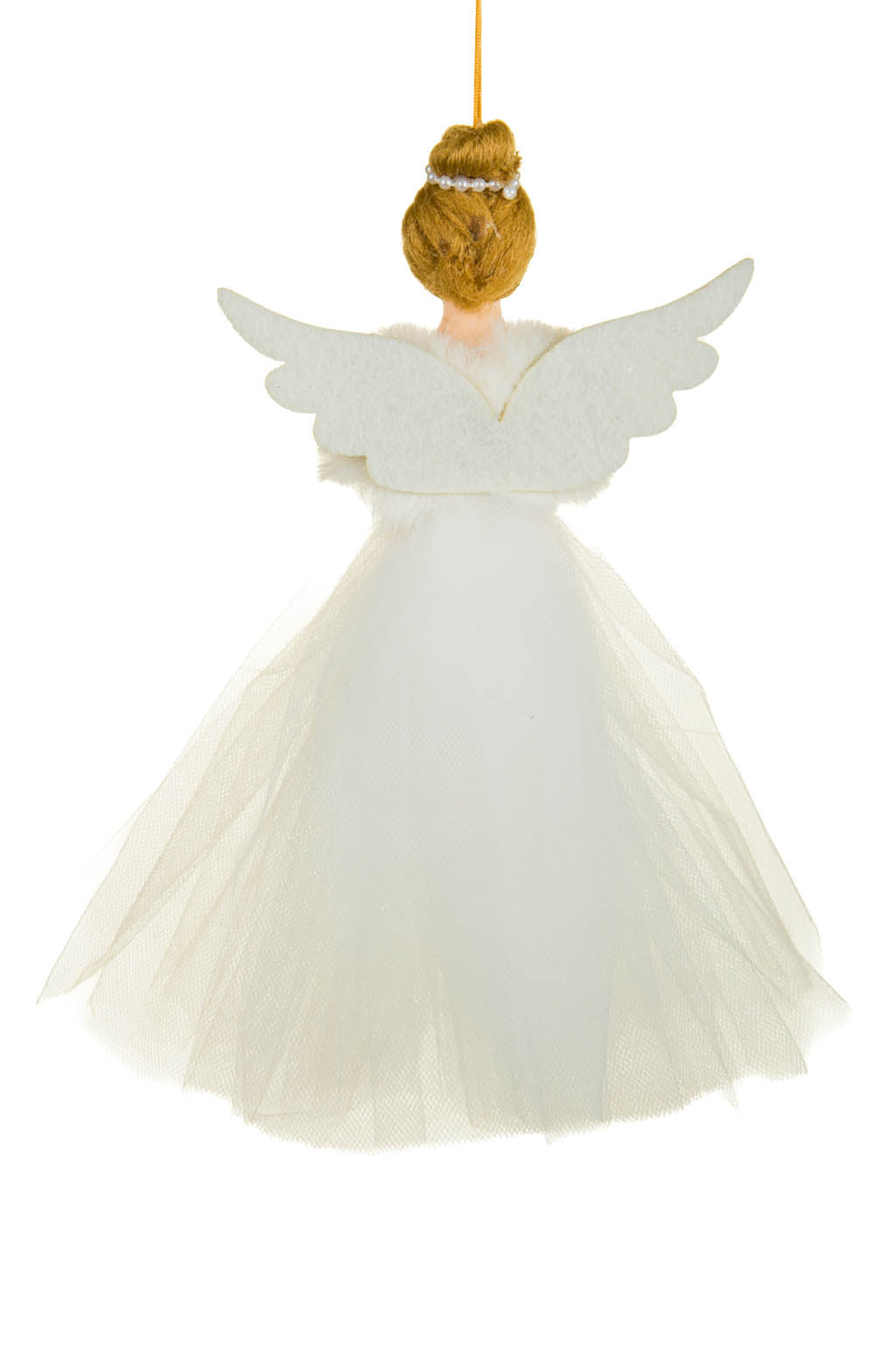 8" Hanging White Cloth Sleepy Fairy Doll