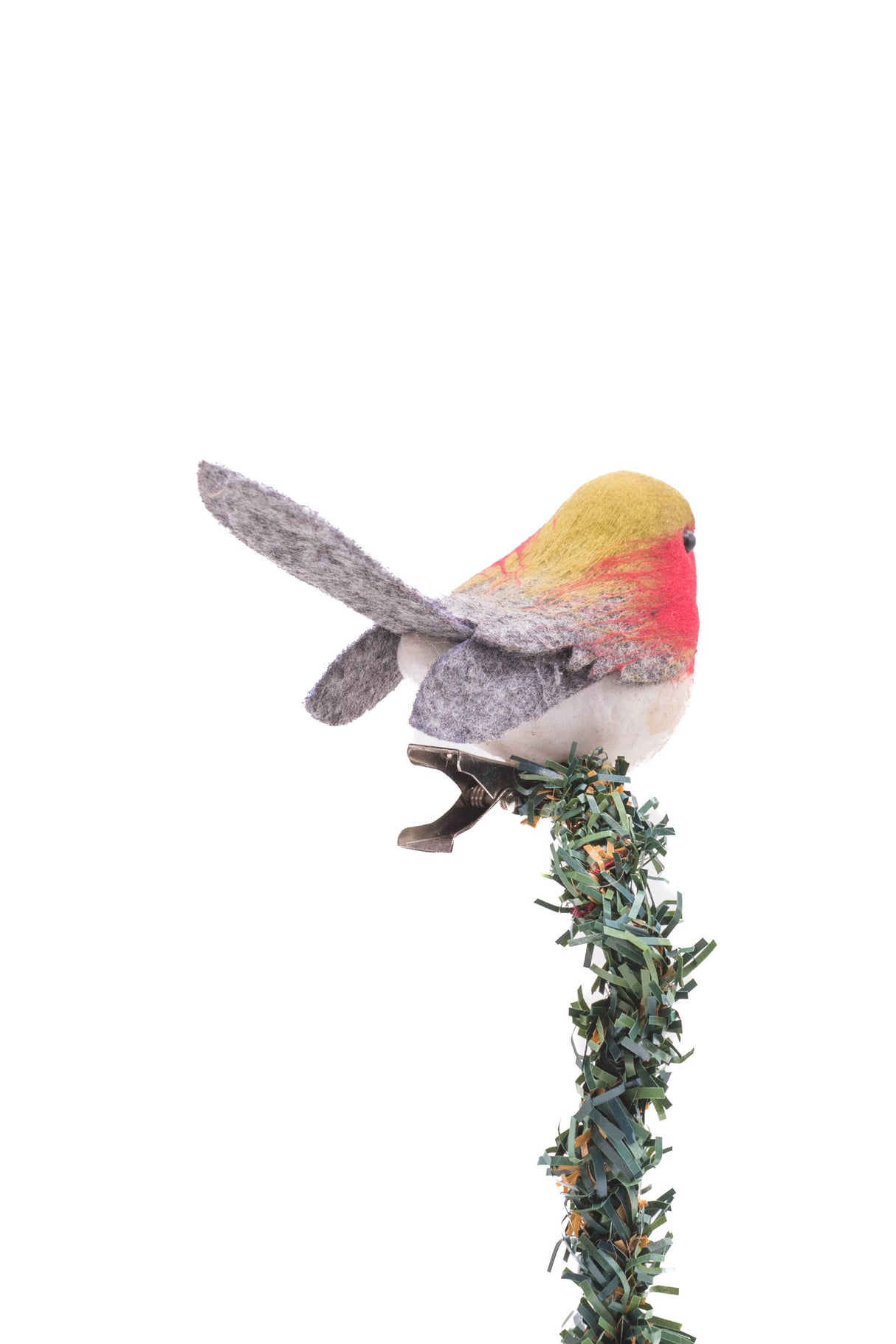 5" Hanging Red Foam Finch Ornament