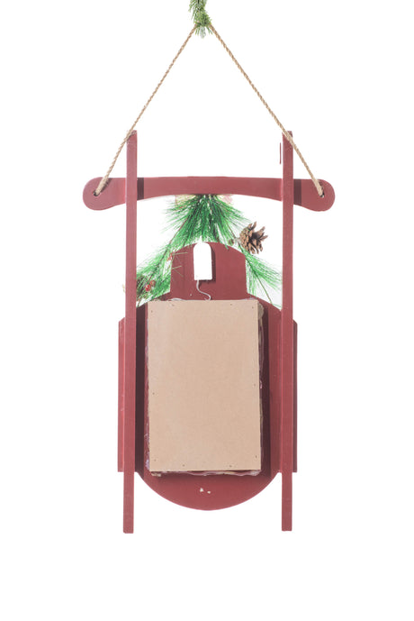 Hanging Red Light-Up LED Sled
