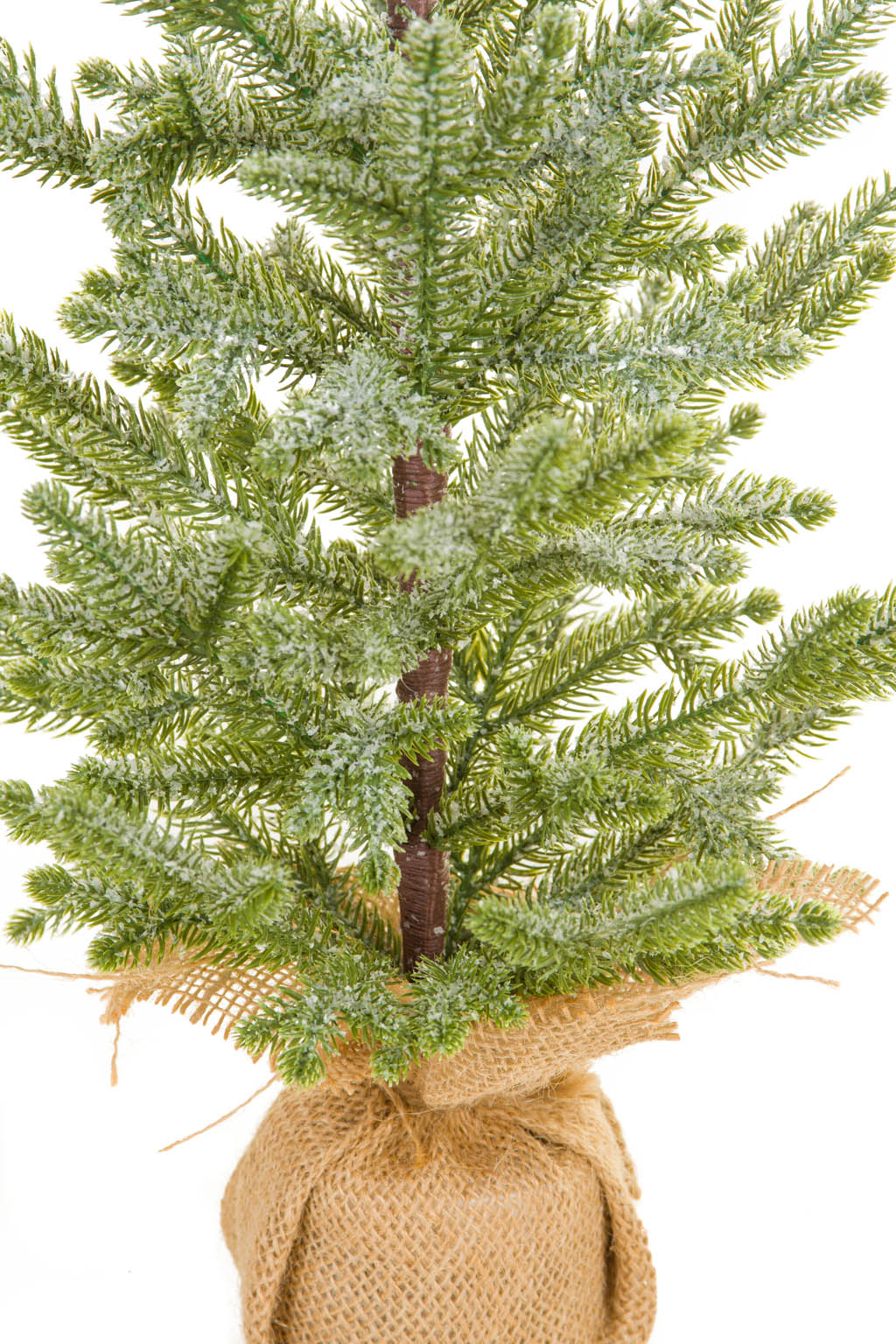 24" Green Pvc Christmas Tree with Frosted Branches
