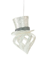 Hanging Gold Glittered Ball Ornament
