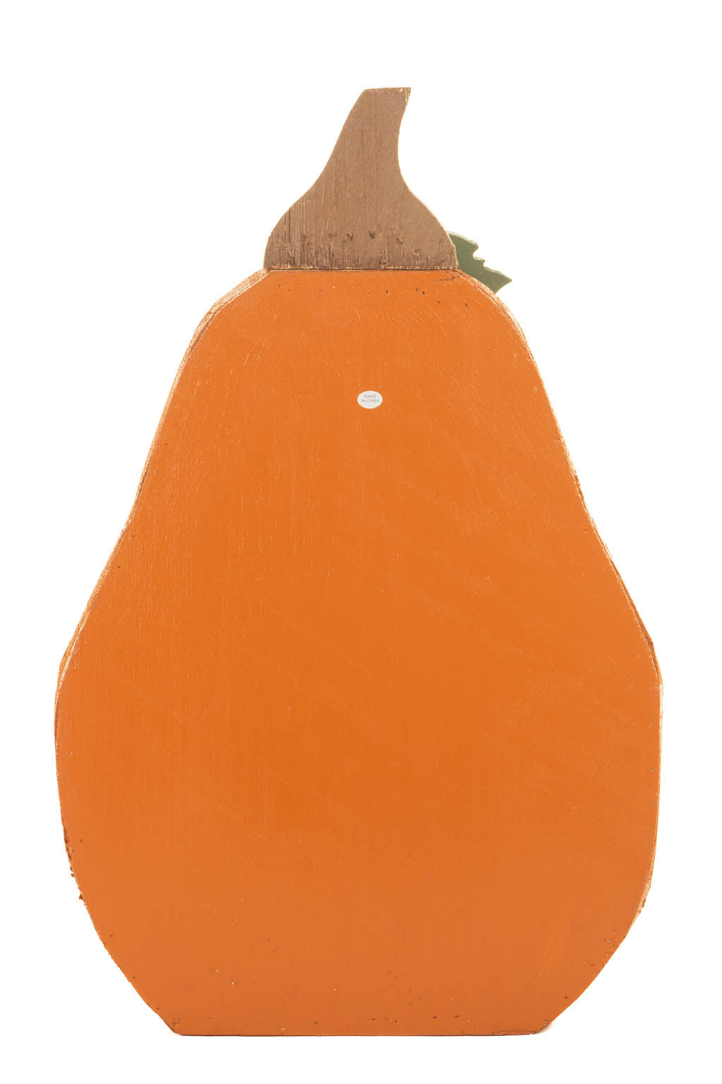 20.25" Orange Wood Pumpkin Standee