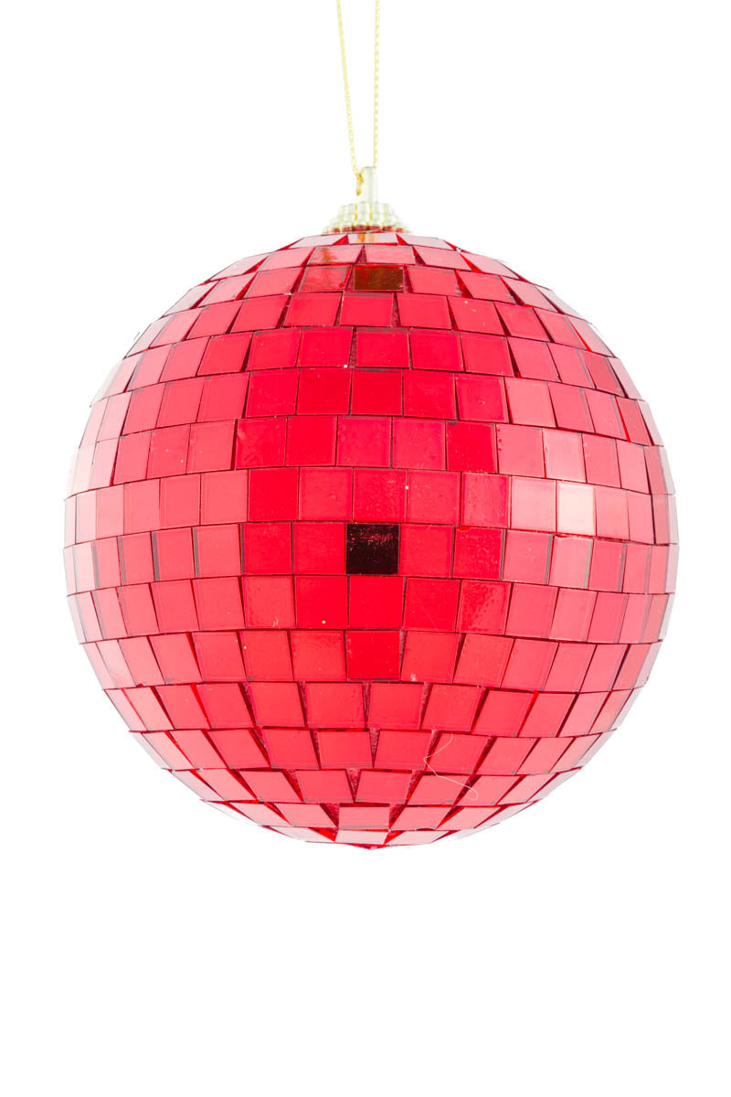 4.5" Red Foam Disco Ball Ornament