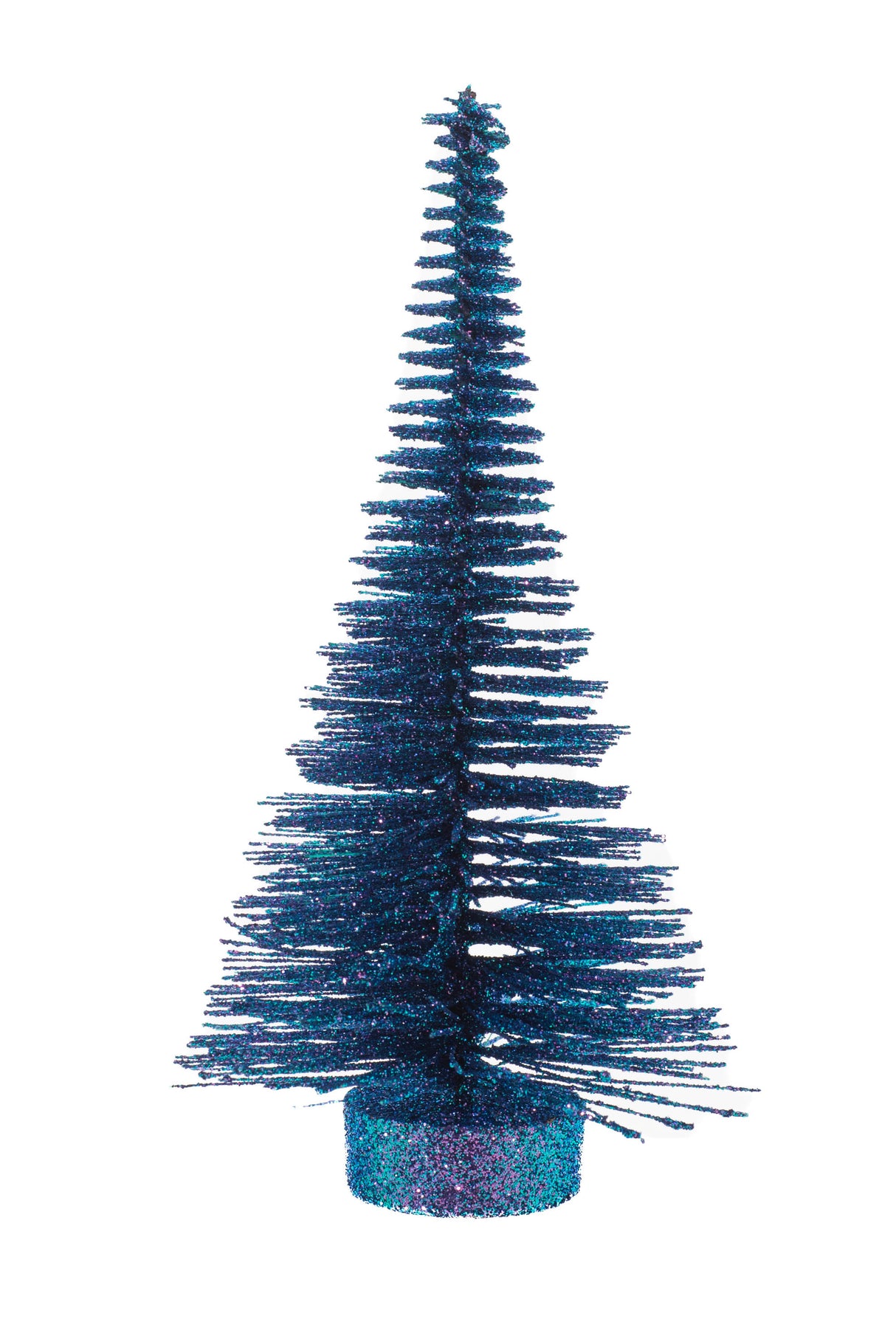 Royal Blue Pine Needle Decorative Tree