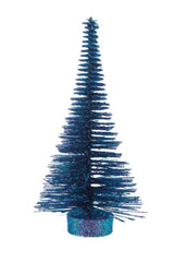 Royal Blue Pine Needle Decorative Tree