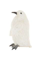 10.75" White Plastic Penguin Figurine