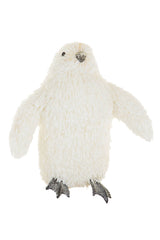 10.75" White Plastic Penguin Figurine