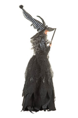 28" Black Cloth Dark Witch In All Saints Dress