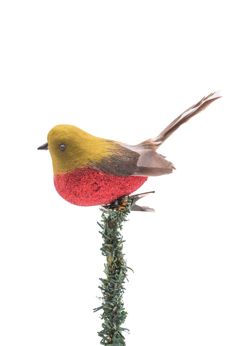 5" Hanging Red Foam American Robin Ornament